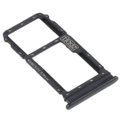 SIM Card Holder Tray for Motorola Moto G8 Plus - Black by Sparestream