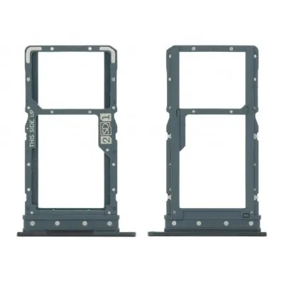 SIM Card Holder Tray for Motorola Moto G9 Power - Black by Sparestream