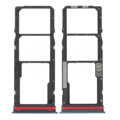 SIM Card Holder Tray for Motorola Moto G04 - Blue by Sparestream