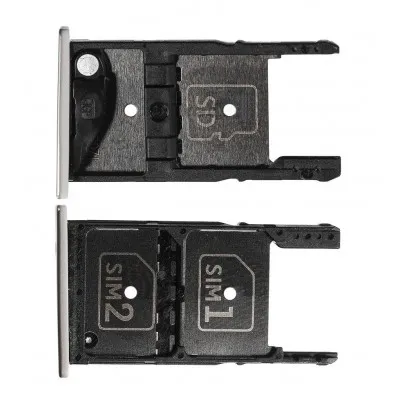 SIM Card Holder Tray for Motorola Moto X Play 32GB - White by Sparestream