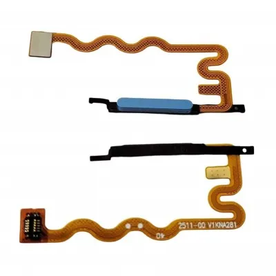 Fingerprint Sensor with Flex Cable for Motorola Moto G04 Blue by Sparestream
