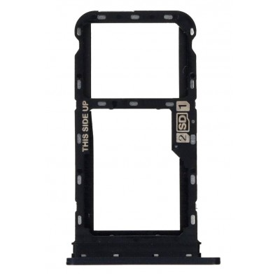 SIM Card Holder Tray for Motorola Moto G40 Fusion - Black by Sparestream