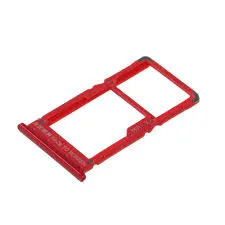 SIM Card Holder Tray for Lava Z4 - Red by Sparestream