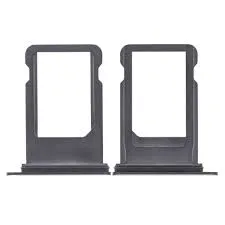 SIM Card Holder Tray for Lava Z71 - Black by Sparestream