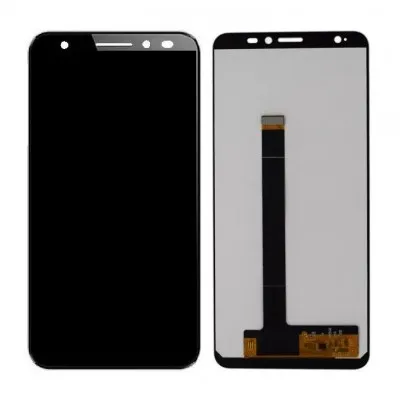 LCD with Touch Screen for Lava Z61 - Black (display glass combo folder) by Sparestream
