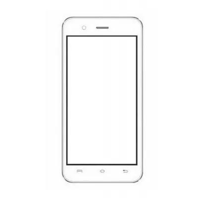 Front Glass for Lava Iris Atom X - White by Sparestream