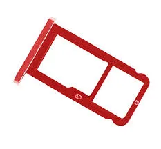 SIM Card Holder Tray for Itel A22 Pro - Red by Sparestream