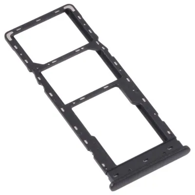 SIM Card Holder Tray for Tecno Spark 7 Pro - Black by Sparestream