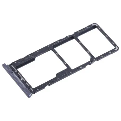 SIM Card Holder Tray for Tecno Spark 7T - Black by Sparestream