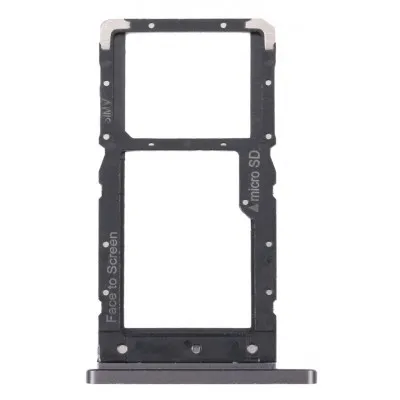 SIM Card Holder Tray for Lenovo M10 Plus - Black by Sparestream