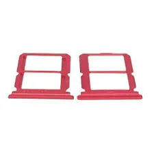 SIM Card Holder Tray for Lenovo A6000 Plus - Red by Sparestream