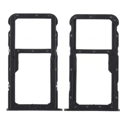 SIM Card Holder Tray for Honor 7X - Black by Sparestream