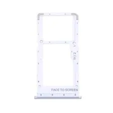 SIM Card Holder Tray for Honor X7 - White by Sparestream