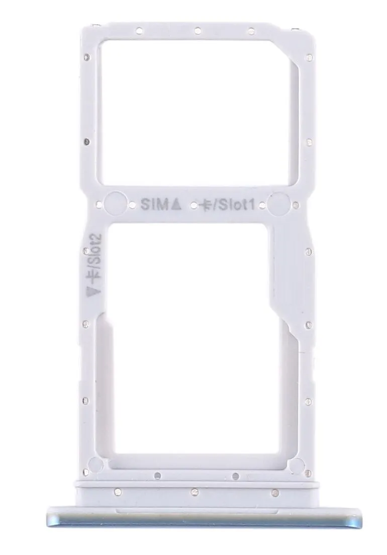 SIM Card Holder Tray for Honor 9X - White by Sparestream