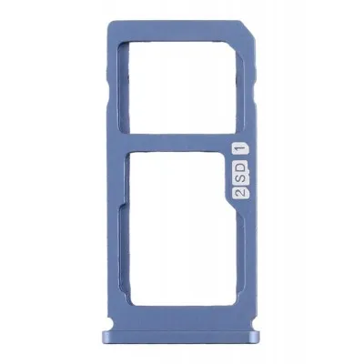 SIM Card Holder Tray for Nokia 8 - Blue by Sparestream