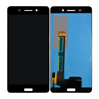 LCD with Touch Screen for Nokia 6 - Black (display glass combo folder) by Sparestream