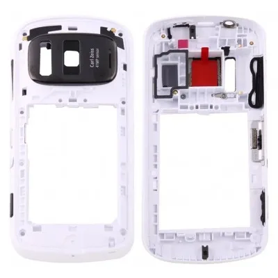 LCD Frame Middle Chassis for Nokia 808 PureView - White by Sparestream