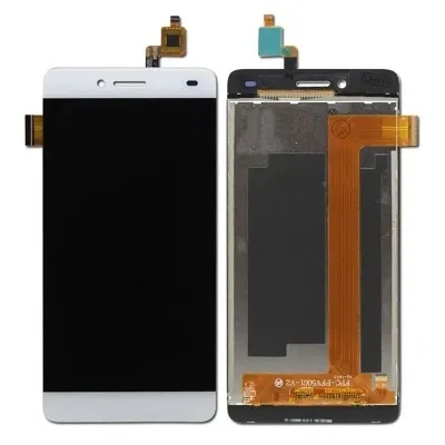 LCD with Touch Screen for BLU Studio Selfie 2 - White (display glass combo folder) by Sparestream