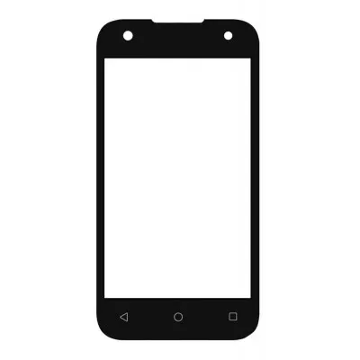 Front Glass for BLU Studio J1 - Black by Sparestream