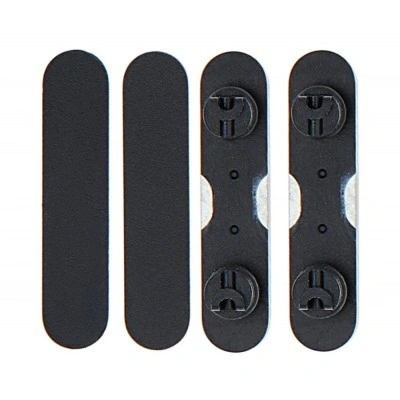 Volume Side Button Outer for Apple iPhone 12 Black  - Plastic Key By Sparestream