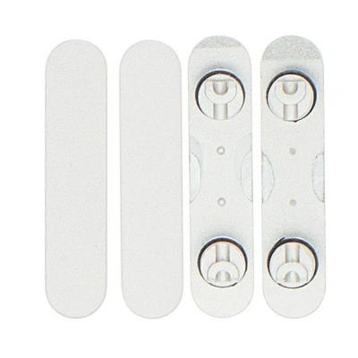 Volume Side Button Outer for Apple iPhone 12 White - Plastic Key By Sparestream