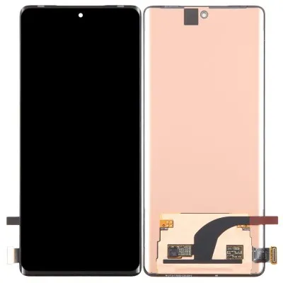 LCD with Touch Screen for Vivo S17 5G - Black (display glass combo folder) by Sparestream