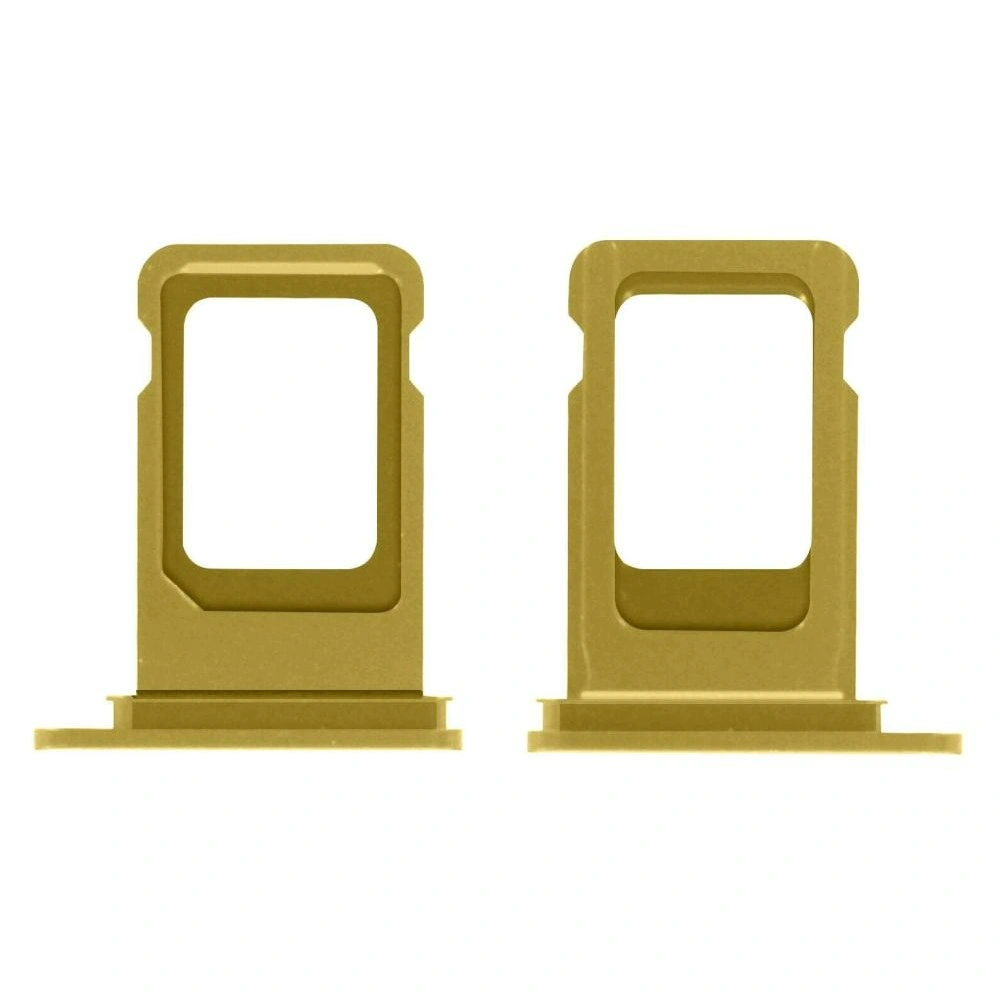 SIM Tray  Holder  for Apple iPhone 11 - Yellow By Sparestream
