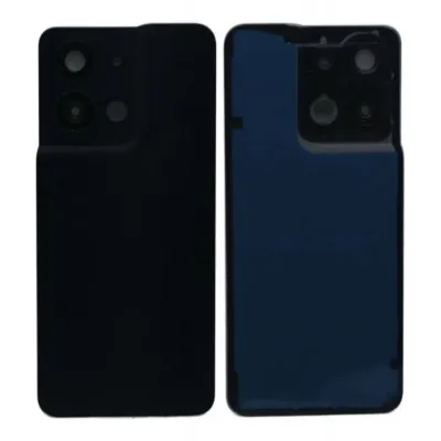 Back Panel Cover for OPPO Reno 8 5G - Black by Sparestream
