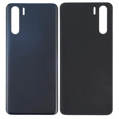 Back Panel Cover for Oppo F15 - Black by Sparestream