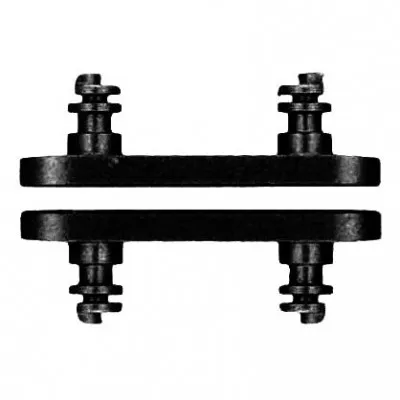 Volume Side Button Outer for Apple iPhone 15 Black - Plastic Key by Sparestream