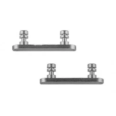 Volume Side Button Outer for Apple iPhone XS Max Grey - Plastic Key by Sparestream