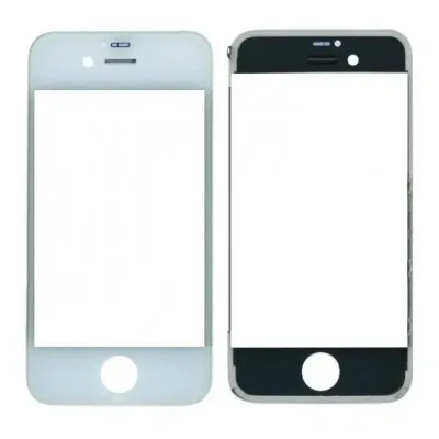 Front Glass for Apple iPhone 4 - White by Sparestream