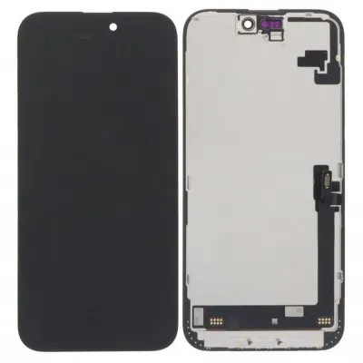 LCD with Touch Screen for Apple iPhone 16 Plus Black by Sparestream