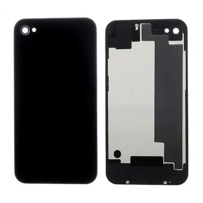 Back Cover For Apple iPhone 4s - Black by Sparestream