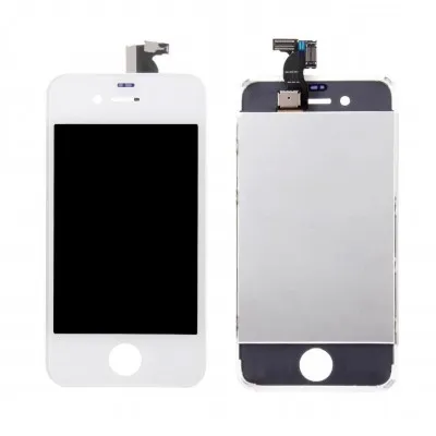 LCD with Touch Screen for Apple iPhone 4s 64GB - White (display glass combo folder) by Sparestream