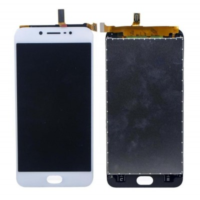 LCD with Touch Screen for Vivo V5s - White (display glass combo folder) by Sparestream