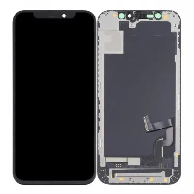 LCD with Touch Screen for Apple iPhone 12 Mini - White (display glass combo folder) by Sparestream