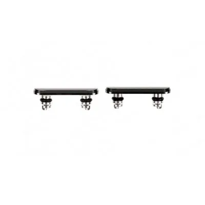 Volume Side Button Outer for Apple iPhone XS Black - Plastic Key by Sparestream