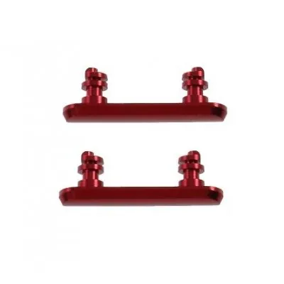 Volume Side Button Outer for Apple iPhone XR Red - Plastic Key by Sparestream