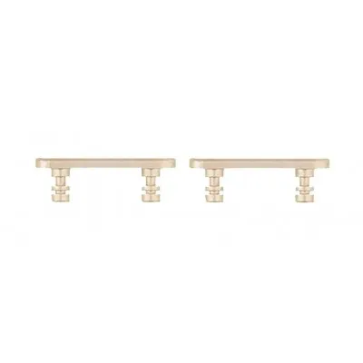 Volume Side Button Outer for Apple iPhone 7 Gold - Plastic Key by Sparestream