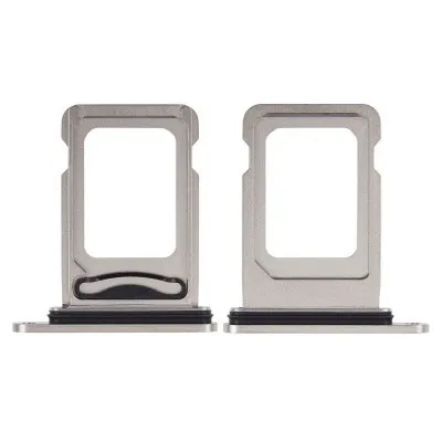 SIM Card Holder Tray for Apple iPhone 15 Pro Max - White by Sparestream