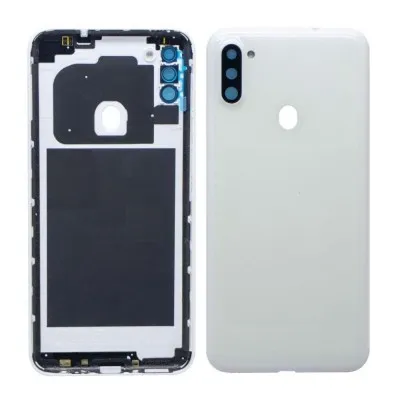 Back Panel Cover for Samsung Galaxy M11 - White  by Sparestream