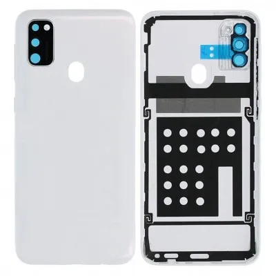 Back Panel Cover for Samsung Galaxy M30s - White by Sparestream