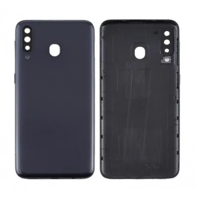 Back Panel Cover for Samsung Galaxy M30 - Black by Sparestream