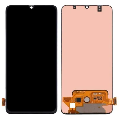 LCD with Touch Screen for Samsung Galaxy A70s - Red (display glass combo folder) by Sparestream
