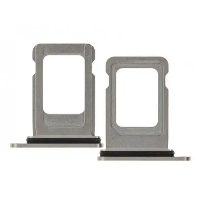 SIM Tray Holder  for Apple iPhone 13 Pro Max - Silver by Sparestream