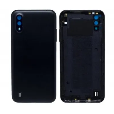 Back Panel Cover for Samsung Galaxy M01 - Black by Sparestream