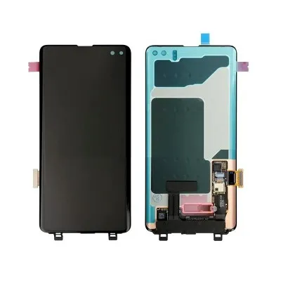 LCD with Touch Screen for Samsung Galaxy S10 Plus - Grey (display glass combo folder) by Sparestream