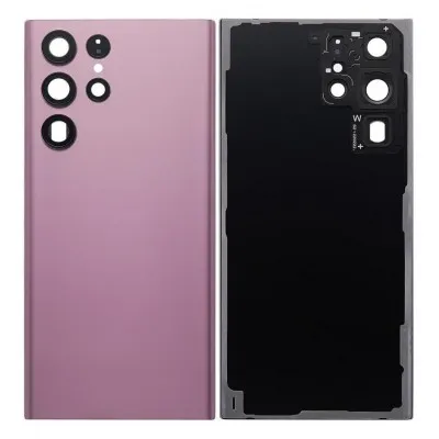 Back Panel Cover for Samsung Galaxy S22 Ultra 5G - Burgundy by Sparestream
