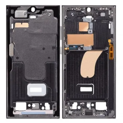 LCD Frame Middle Chassis for Samsung Galaxy S23 Ultra - Red by Sparestream